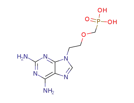 Molecular Structure of 113852-41-8 (9-(2-phosphonylmethoxyethyl)-2,6-diaminopurine)
