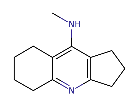 Molecular Structure of 125080-92-4 (N-methyl-2,3,5,6,7,8-hexahydro-1H-cyclopenta[b]quinolin-9-amine)