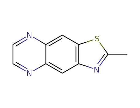 Molecular Structure of 114306-15-9 (Thiazolo[4,5-g]quinoxaline, 2-methyl- (6CI))