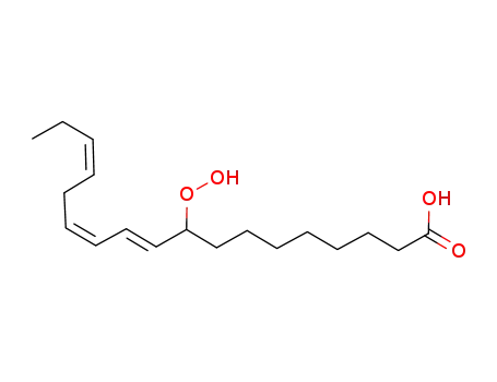 Molecular Structure of 64265-94-7 (9-oxo-10,12,15-octadecatrienoic acid)