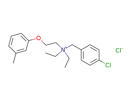 (4-Chloro-benzyl)-diethyl-(2-m-tolyloxy-ethyl)-ammonium; chloride