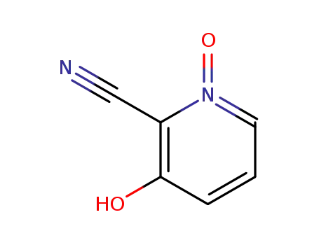 Molecular Structure of 114658-14-9 (2-Pyridinecarbonitrile,3-hydroxy-,1-oxide(9CI))