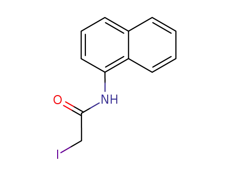 Molecular Structure of 1136-83-0 (2-iodo-N-(naphthalen-1-yl)acetamide)