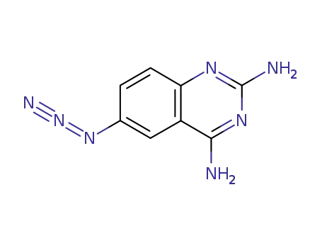 Molecular Structure of 113494-57-8 (2,4-diamino-6-azidoquinazoline)