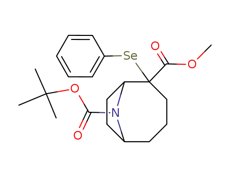 9-tert-butyl 2-methyl 2-(phenylselanyl)-9-azabicyclo[4.2.1]nonane-2,9-dicarboxylate