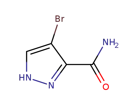 4-bromo-1H-pyrazole-3-carboxamide
