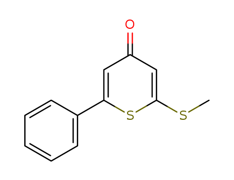 2-Methylthio-6-phenyl-4H-thiopyran-4-one