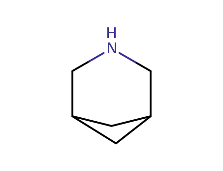 Molecular Structure of 286-35-1 (3-aza-bicyclo[3.1.1]hepta...)