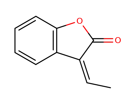 Molecular Structure of 4412-04-8 (2(3H)-Benzofuranone,  3-ethylidene-)
