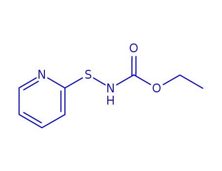 카르밤산, (2-피리디닐티오)-, 에틸 에스테르 (9CI)