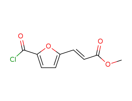 2-프로펜산, 3-[5-(클로로카르보닐)-2-푸라닐]-, 메틸 에스테르, (E)-(9CI)