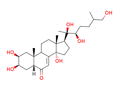 Cholest-7-en-6-one,2,3,14,20,22,26-hexahydroxy-, (2b,3b,5b,22R)-