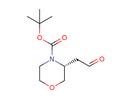3-(2-Oxoethyl)-4-morpholinecarboxylic acid tert-bulty ester