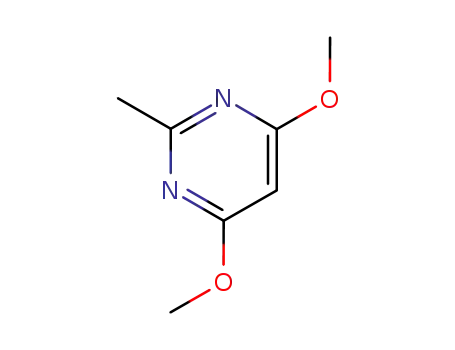 Molecular Structure of 13566-48-8 (4,6-Dimethoxy-2-methylpyrimidine)