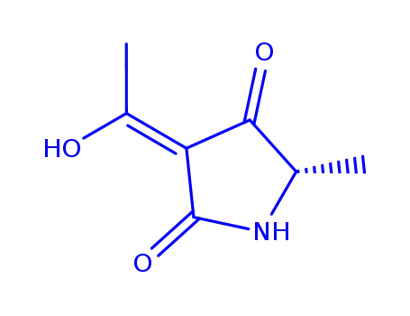 2,4-피롤리딘디온, 3-(1-히드록시에틸리덴)-5-메틸-, [S-(Z)]-(9CI)