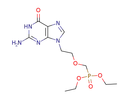 5-amino-3-<2-(diethylphosphonomethoxy)ethyl>-3H-imidazo<4,5-d>pyrimidin-7-one