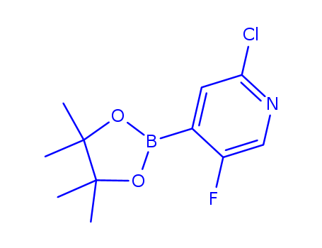 2-Chloro-5-fluoropyridine-4-boronic acid pinacol ester 1256360-62-9