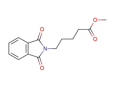 Molecular Structure of 17079-24-2 (2H-Isoindole-2-pentanoic acid, 1,3-dihydro-1,3-dioxo-, Methyl ester)
