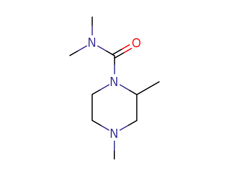 Molecular Structure of 114649-86-4 (1-Piperazinecarboxamide,N,N,2,4-tetramethyl-(9CI))