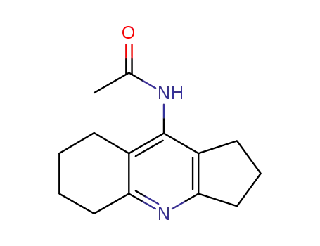 Molecular Structure of 125080-93-5 (N-(2,3,5,6,7,8-hexahydro-1H-cyclopenta[b]quinolin-9-yl)acetamide)