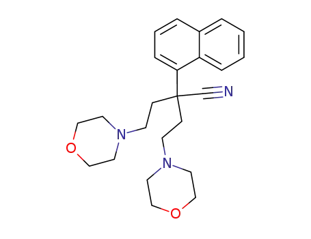 alpha,alpha-Bis(2-morpholinoethyl)-1-naphthaleneacetonitrile