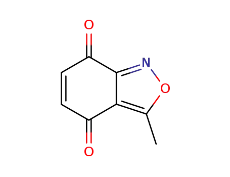 2,1-벤즈이속사졸-4,7-디온,3-메틸-(9CI)