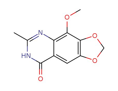 1,3-DIOXOLO[4,5-G]QUINAZOLIN-8(7H)-ONE,4-METHOXY-6-METHYL-