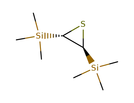 Molecular Structure of 114693-66-2 (trimethyl-(3-trimethylsilylthiiran-2-yl)silane)