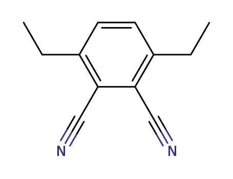 Molecular Structure of 125773-94-6 (3,6-Diethyl-phthalonitrile)