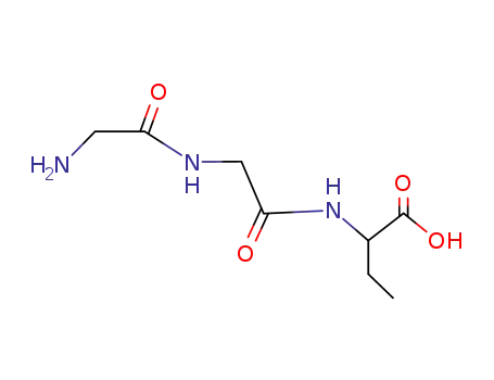 Molecular Structure of 114148-83-3 (Butanoic  acid,  glycylglycyl-2-amino-  (9CI))