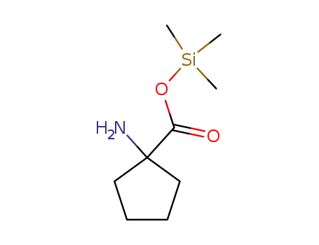 Cyclopentanecarboxylic acid, 1-amino-, trimethylsilyl ester (9CI)