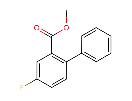 Molecular Structure of 1247810-91-8 (Methyl 5-fluoro-2-phenylbenzoate)