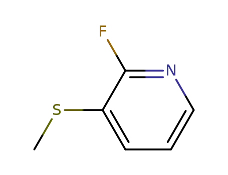 Molecular Structure of 210992-56-6 (Pyridine, 2-fluoro-3-(methylthio)- (9CI))