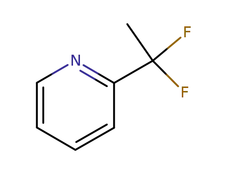 Molecular Structure of 114468-02-9 (Pyridine, 2-(1,1-difluoroethyl)- (9CI))