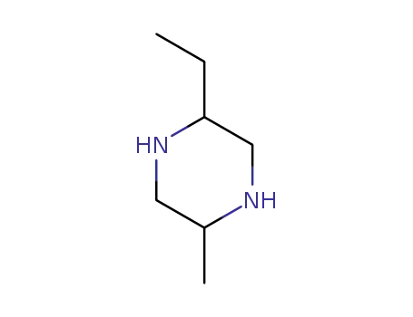 Molecular Structure of 907207-97-0 ((2S,5R)-2-ethyl-5-Methyl-Piperazine)