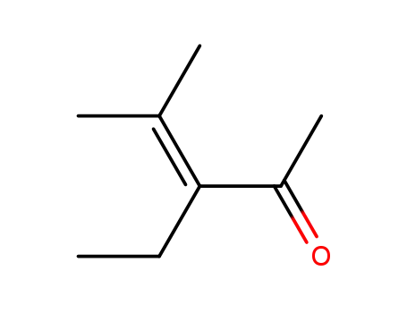 Molecular Structure of 22287-11-2 (3-Ethyl-4-methyl-3-penten-2-one)
