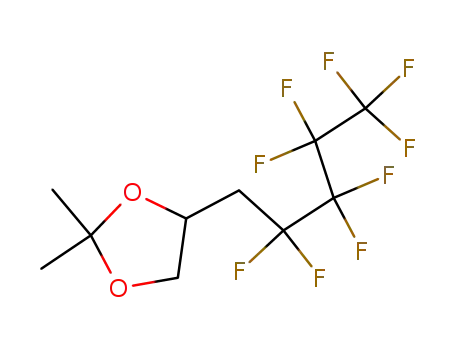 4-(2,2,3,3,4,4,5,5,5-nonafluoropentan-1-yl)-2,2-dimethyl-1,3-dioxolane