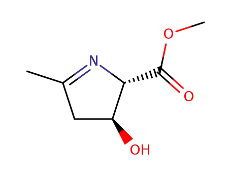 (2S,3S)-3-Hydroxy-5-methyl-3,4-dihydro-2H-pyrrole-2-carboxylic acid methyl ester