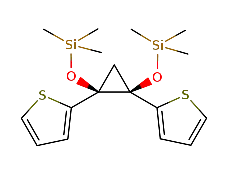 cis-1,2-bis(thiophen-2-yl)-1,2-bis(trimethylsilyloxy)cyclopropane