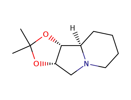 (1R,2R,8aR)-1,2-(isopropylidenedioxy)indolizidine