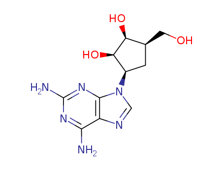 3-(2,6-DIAMINO-9H-PURIN-9-YL)-5-(HYDROXYMETHYL)-1,2-CYCLOPENTANEDIOL