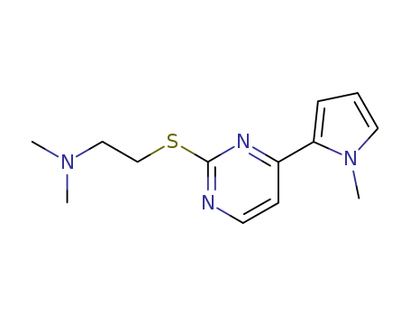Ethanamine,N,N-dimethyl-2-[[4-(1-methyl-1H-pyrrol-2-yl)-2-pyrimidinyl]thio]-