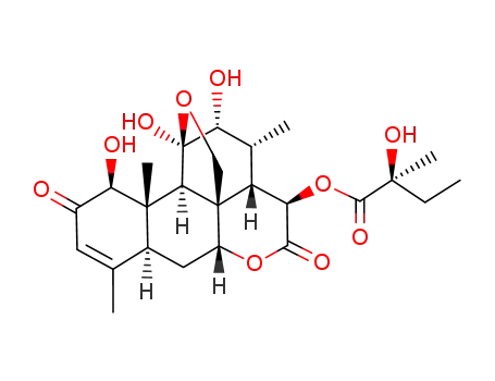 Molecular Structure of 1259-86-5 (glaucarubinone)