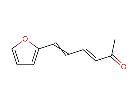 Molecular Structure of 5451-17-2 (3,5-Hexadien-2-one,6-(2-furanyl)-)