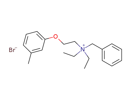 Benzyl-diethyl-(2-m-tolyloxy-ethyl)-ammonium; bromide