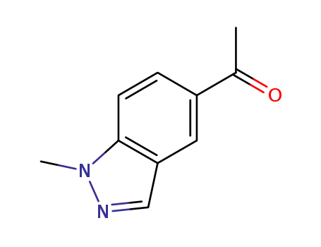 Molecular Structure of 1159511-24-6 (1-(1-methyl-1H-indazol-5-yl)ethanone)