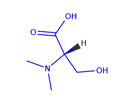 Molecular Structure of 2812-34-2 (N,N-dimethylserine)