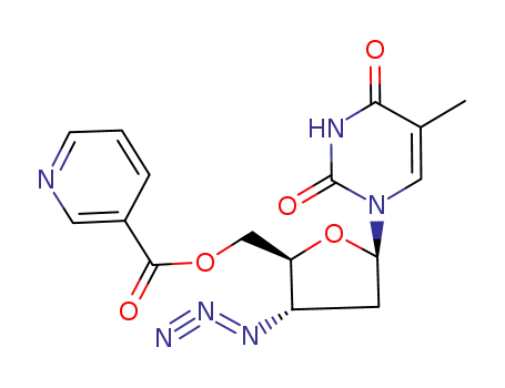Thymidine,3'-azido-3'-deoxy-, 5'-(3-pyridinecarboxylate) (9CI)