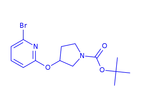 (R)-3-(6-Bromo-pyridin-2-yloxy)-pyrrolidine-1-carboxylic acid tert-butyl ester