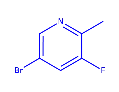 Molecular Structure of 1162674-74-9 (5-BROMO-3-FLUORO-2-METHYLPYRIDINE)